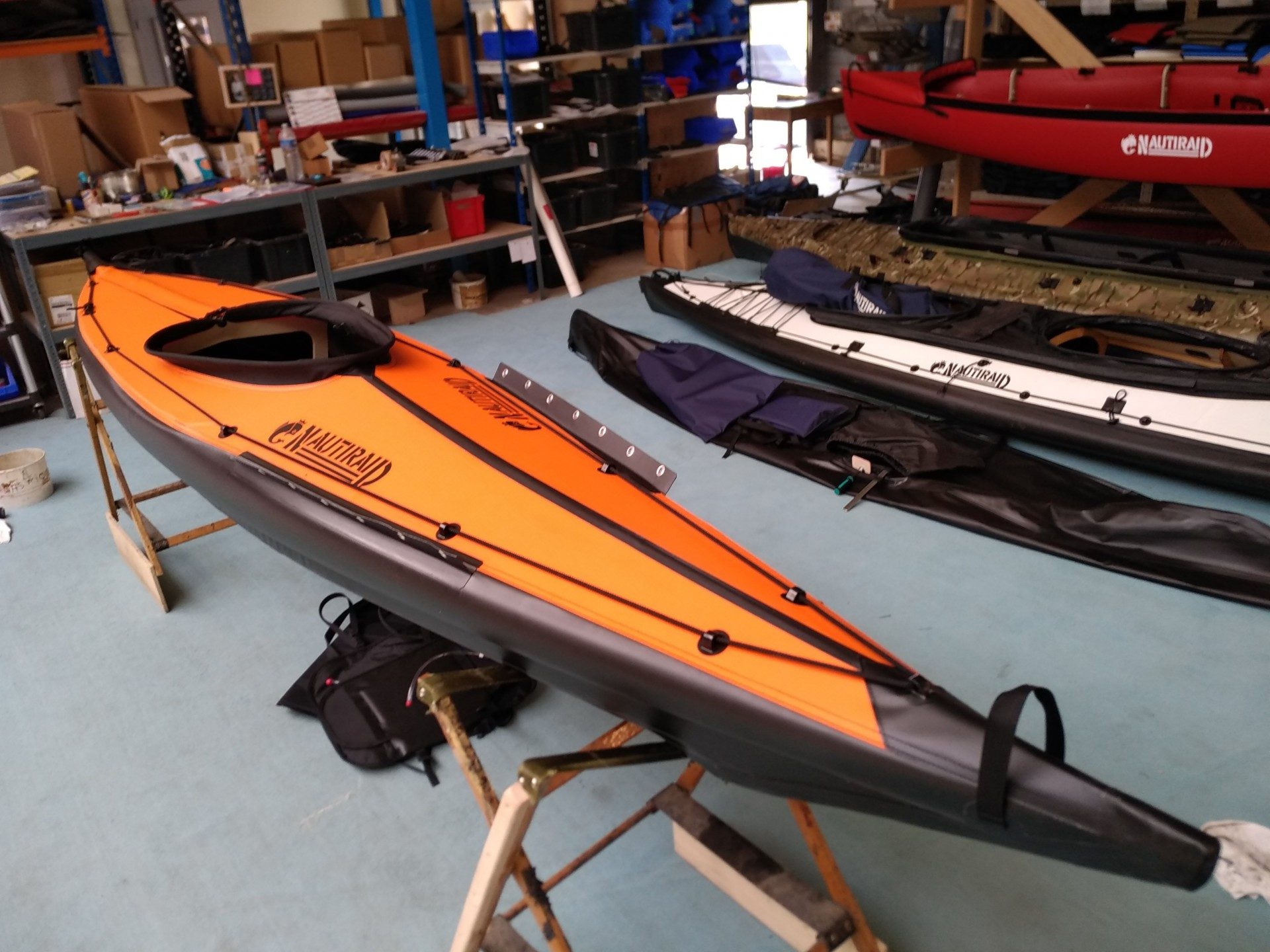 Kayaks pliants Nautiraid : nouveau coloris orange